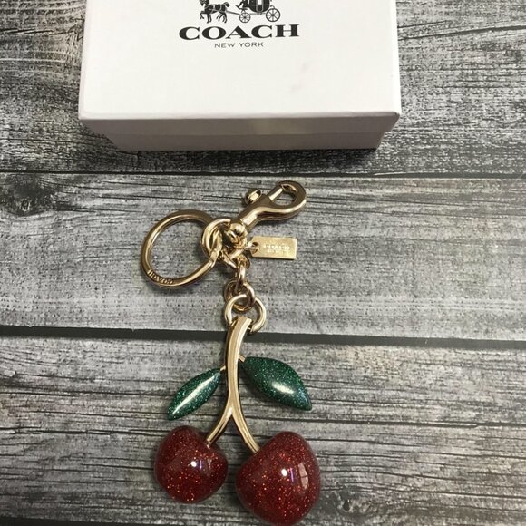New Coach cherry Keychain 46 - Picture 1 of 5